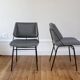 Series of 6 vintage modernist chairs Raphael Raffel, 1950s