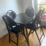 Castiglioni folding table & chairs 1965