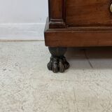Empire period chest of drawers in mahogany and veneer, 19th century