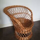 Child wicker armchair