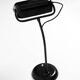 Original 1940s Kaiser Idell industrial metal table lamp model 6581 in black