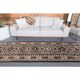 1970s Vintage Turkish Hand-Knotted Wool Cotton White Runner Rug 98x284