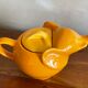 Orange elephant teapot