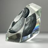 Murano glass ashtray Sommerso, Italy, 1970s