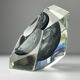 Murano glass ashtray Sommerso, Italy, 1970s