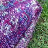 Moroccan carpet pouf