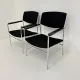 Gijs van der Sluis minimalist lounge chair, 1970s