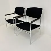 Gijs van der Sluis minimalist lounge chair, 1970s