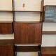 Wall unit wall cabinet teak vintage Dutch Design