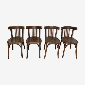 Suite 4 chaises bistrot