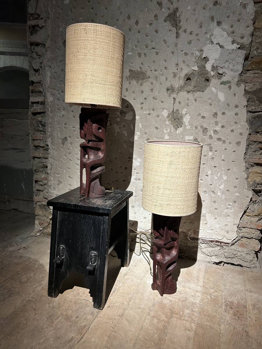 Paire de lampes de Gianni Pinna