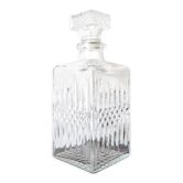 Carafe à whisky en verre taillé