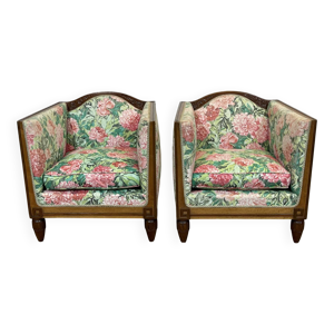 paire de fauteuils art