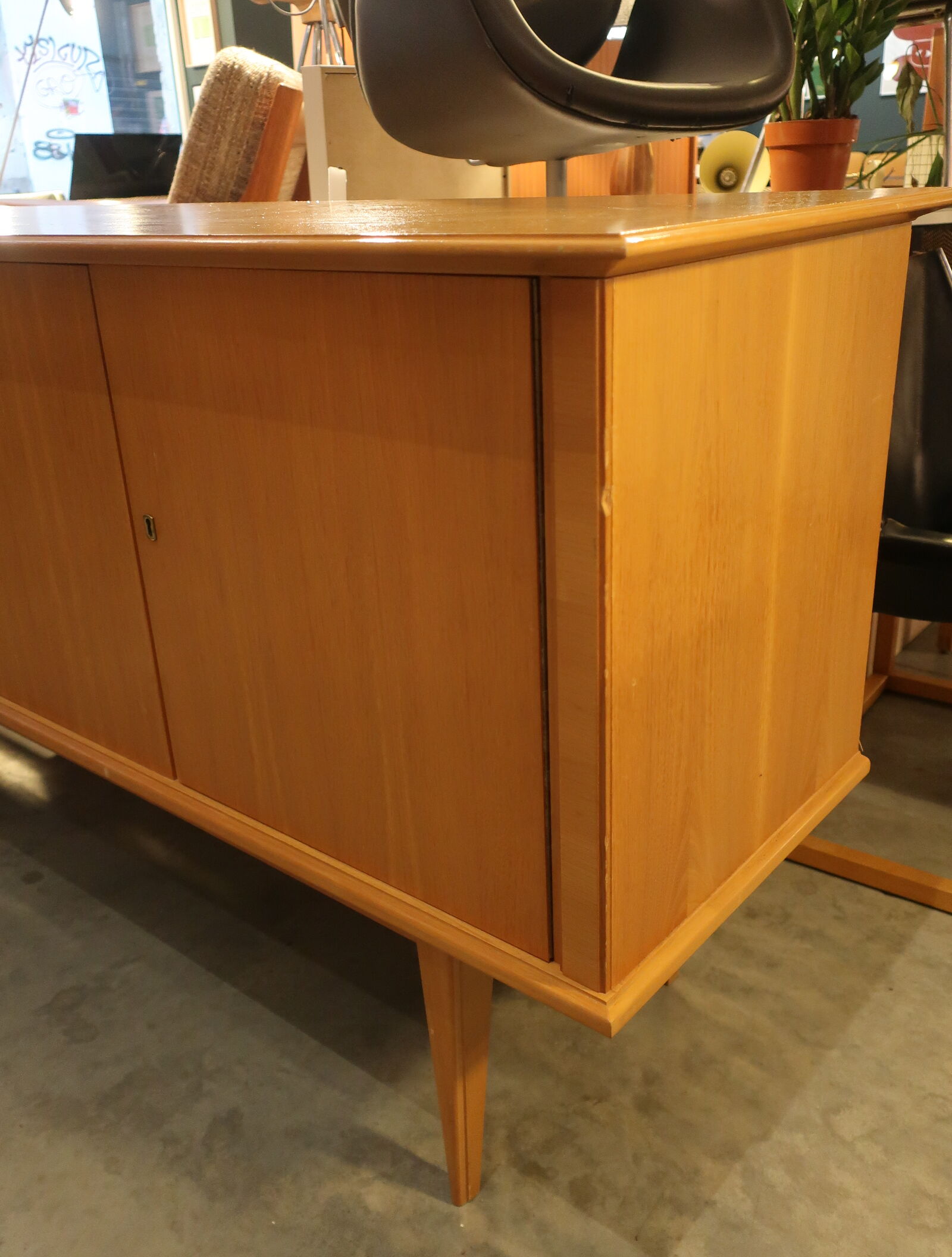Oak sideboard of the 70s