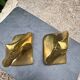 Pair of brass bookends horse Art Deco