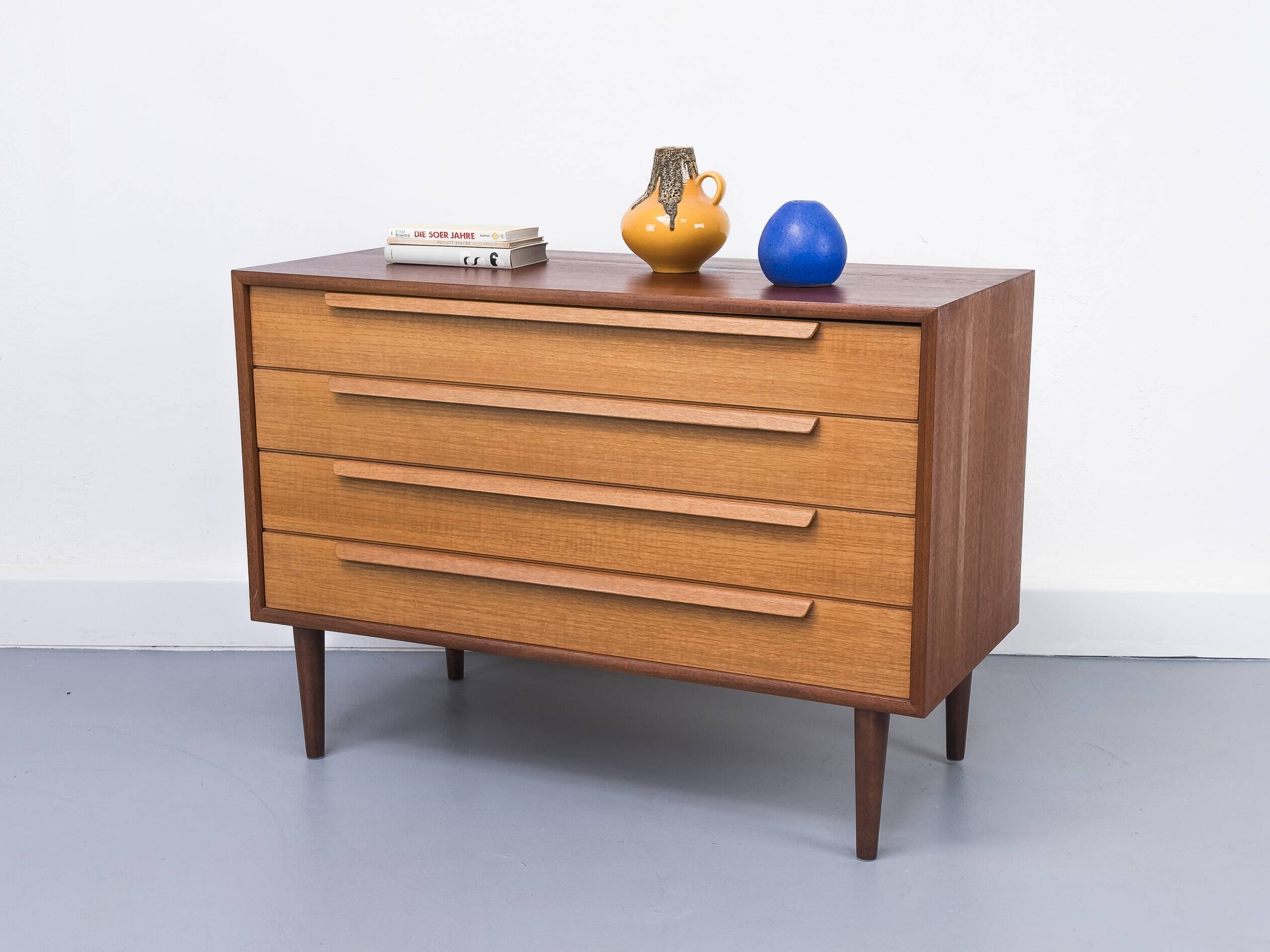 Mid-Century Teak Chest of Drawers from WK Möbel, 1960s