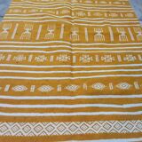 Yellow Moroccan handmade Berber carpet - 100x150cm