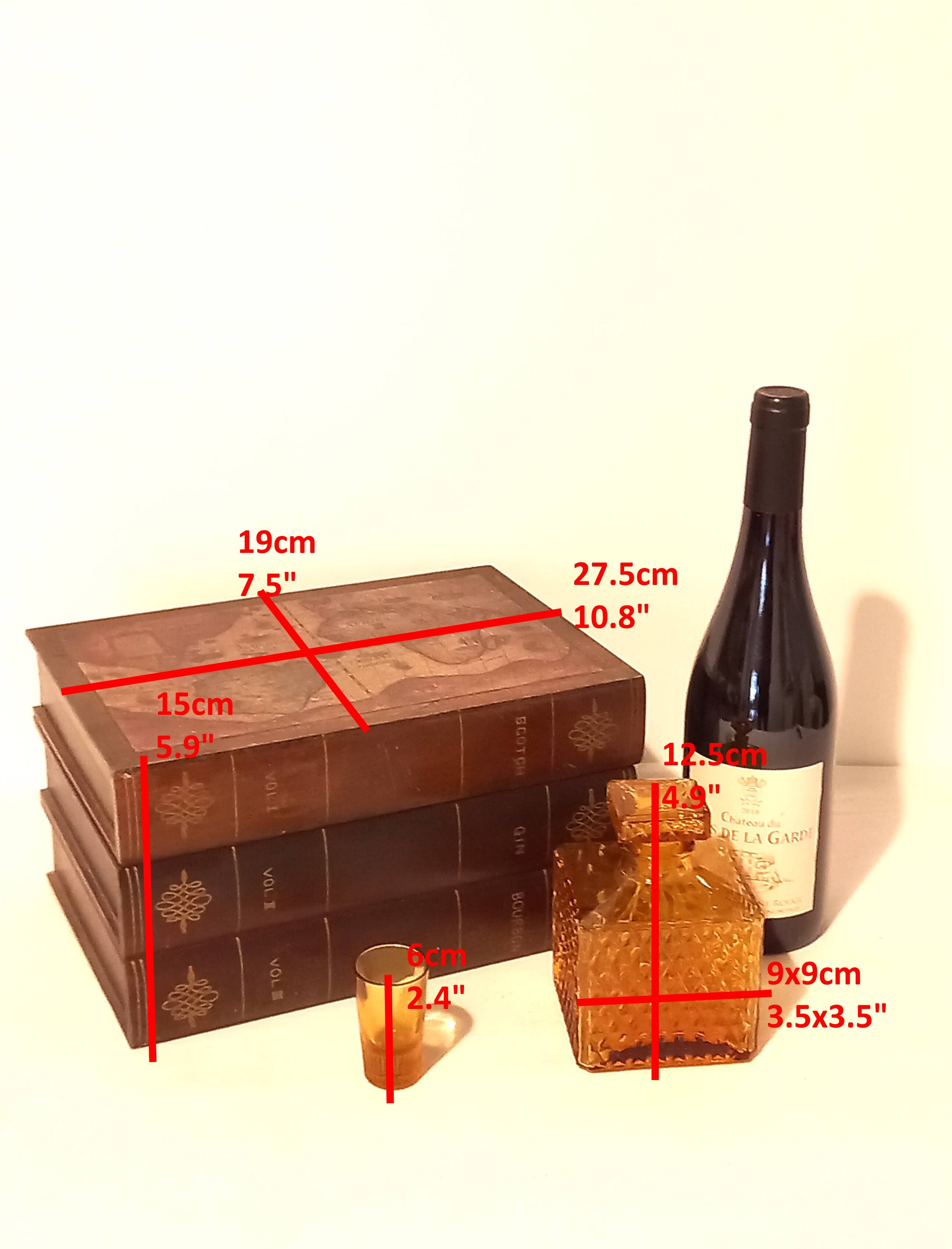 Secret Liquor Cellar In Fake Book Box