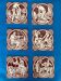 Set of 6 John Moyr Smith 15×15cm tiles – collector's items