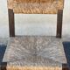 Ensemble de 6 chaises paillées 1950