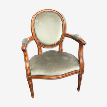 Fauteuil cabriolet style Louis XVI