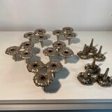 7 modular candle holders varying nagel 1970