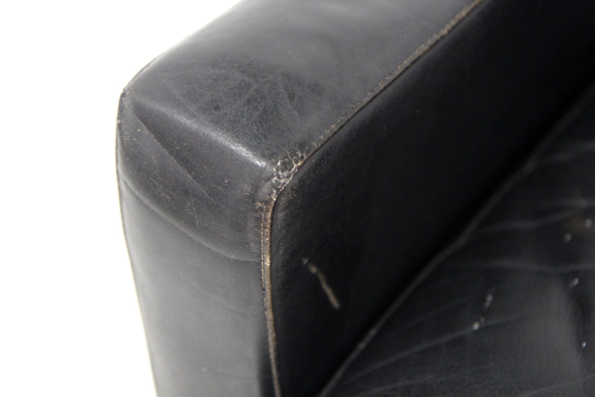 Scandinavian leather armchair, Sweden, 1960