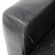 Scandinavian leather armchair, Sweden, 1960