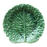 Cabbage leaf dish in slip, Aejitma, Vallauris