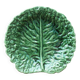 Cabbage leaf dish in slip, Aejitma, Vallauris