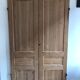 Pair of old XIX pine doors