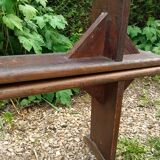 A pair of old benches