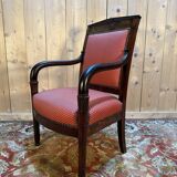 Empire period armchair in mahogany