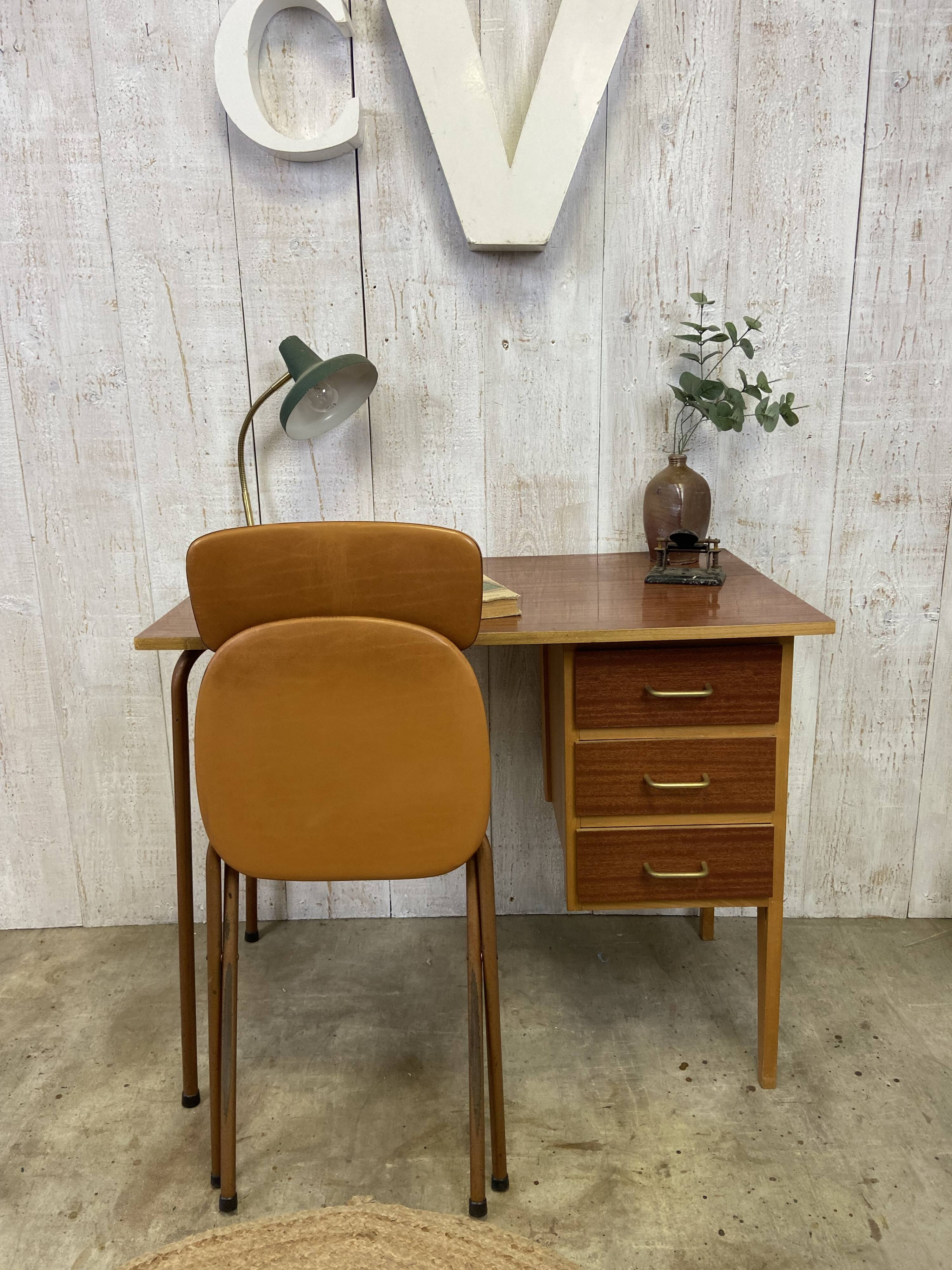 Vintage desk and chair set