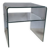 Nightstand / side table in plexiglass (lucite) 1970s