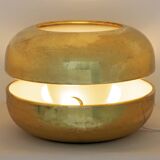 Luciano Frigerio Italian Table Lamp Vibrated Brass "Ballata Alta", 1974