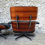 Lounge chair & ottoman rosewood from Rio by Charles & Ray Eames edition Herman Miller USA, 1970