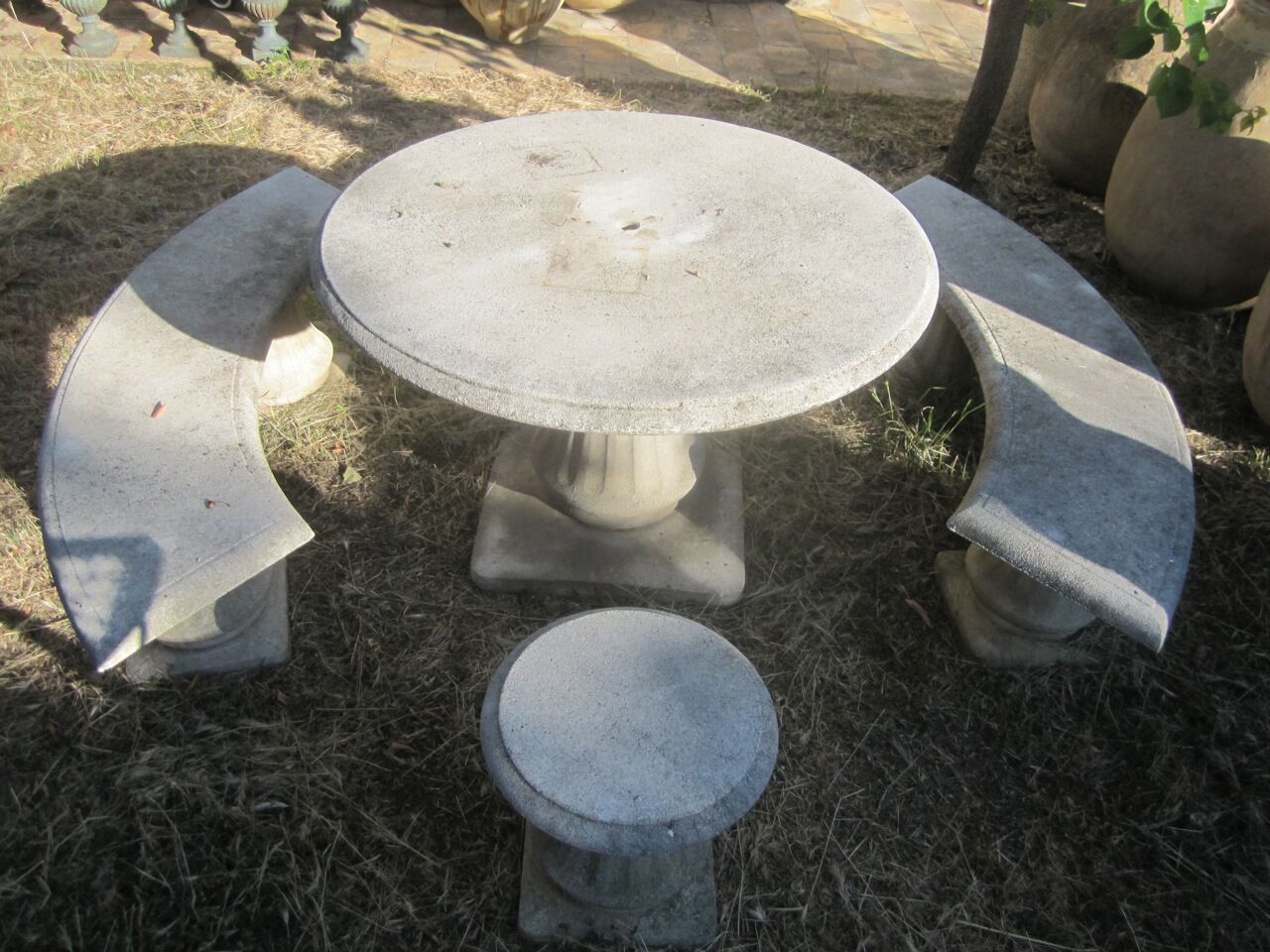 Reconstituted Stone garden set