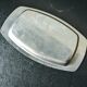 Retro Minimalist Silver Metal Butter Dish 20 cm