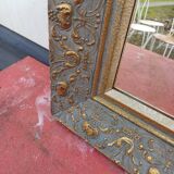 Wood and Gilded Stuk Mirror, early 20th century