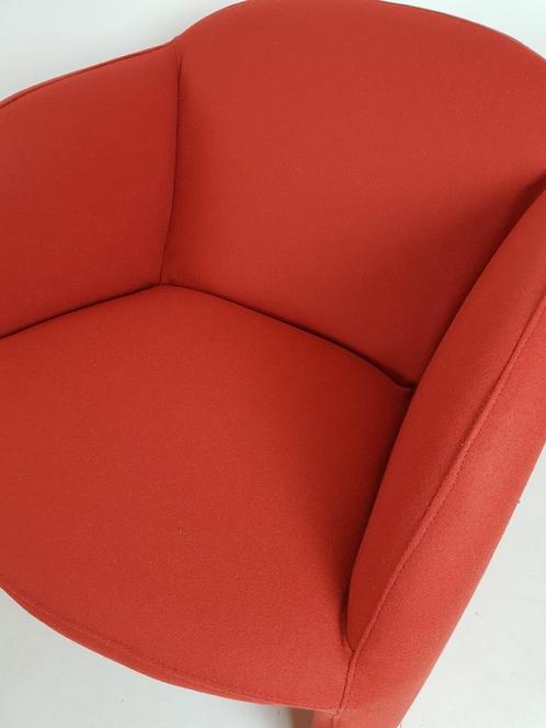 Set de 2 fauteuils Artifort Ben en tissu rouge brique Ploeg