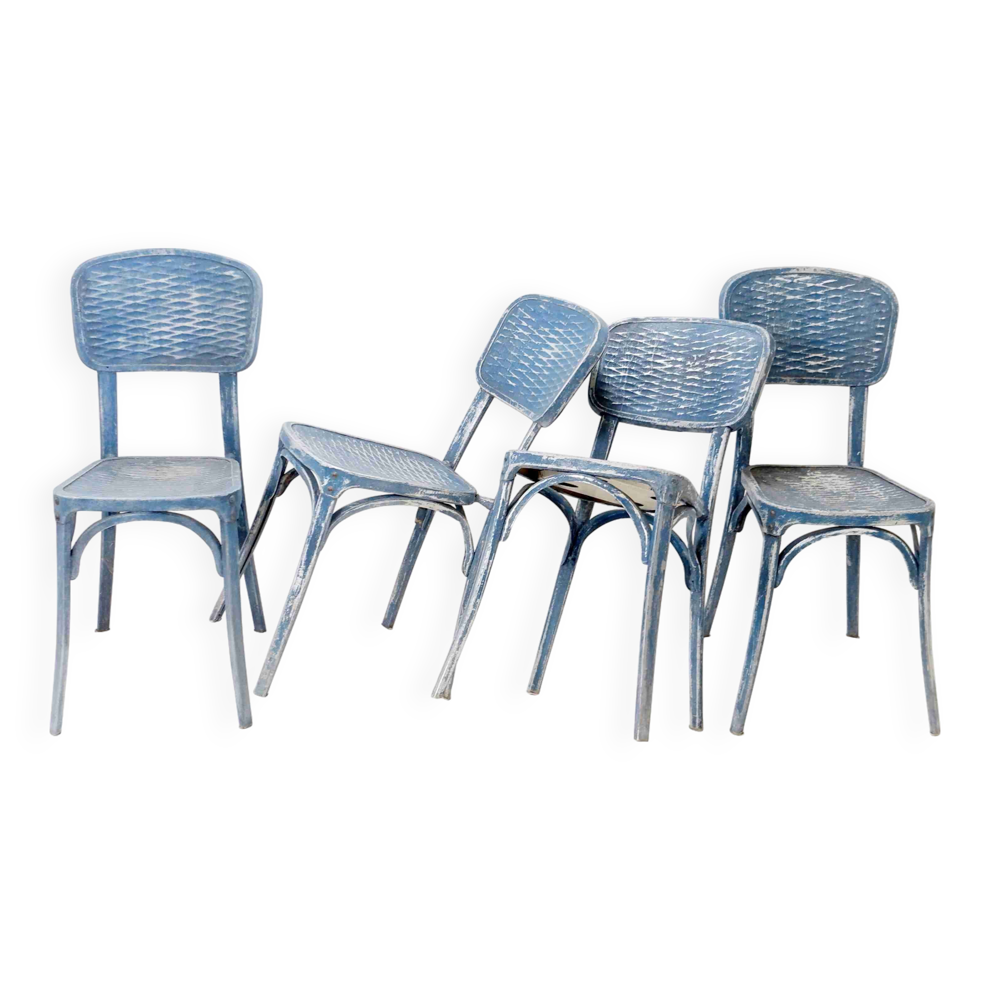 Set of 3+1 from the house "salon de provence" by Gaston Viort - 1930s