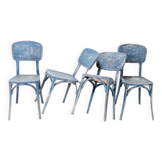 Set of 3+1 de "salon de provence" de Gaston Viort - 1930s
