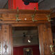 Walnut wardrobe and brass hooks 1900
