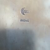 Tray and pourer - silver metal english