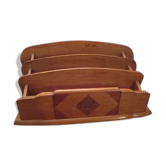 Porte-lettres ancien en bois