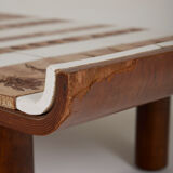 Coffee table Pagoda Roger Capron, 1960s