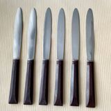 6 Bakelite table knives Pradel 255