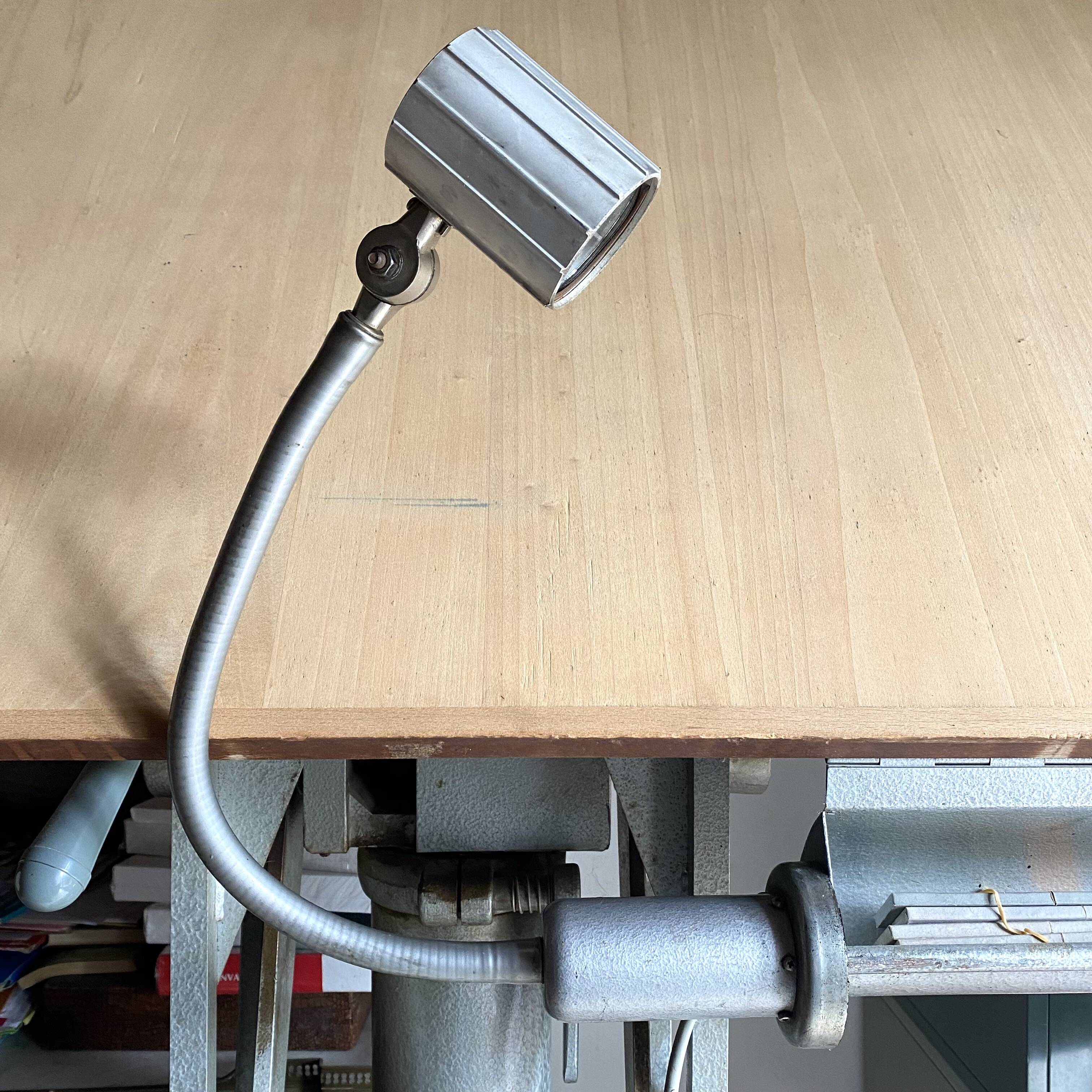 Industrial lamp, Waldmann HPM20 workshop lamp with magnet.