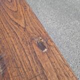Solid oak bench